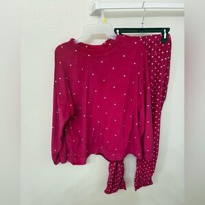 Cozy Pink Polka Dot Pajamas